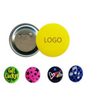 2 1/2" Round Pin Button